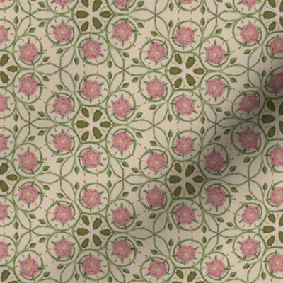 Medieval Kaleidoscope 3 - Pink Roses