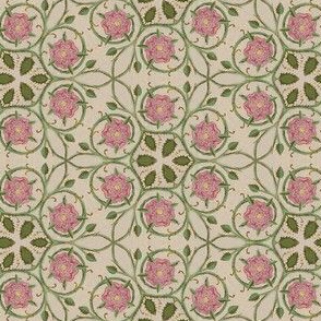 Medieval Kaleidoscope 3 - Pink Roses