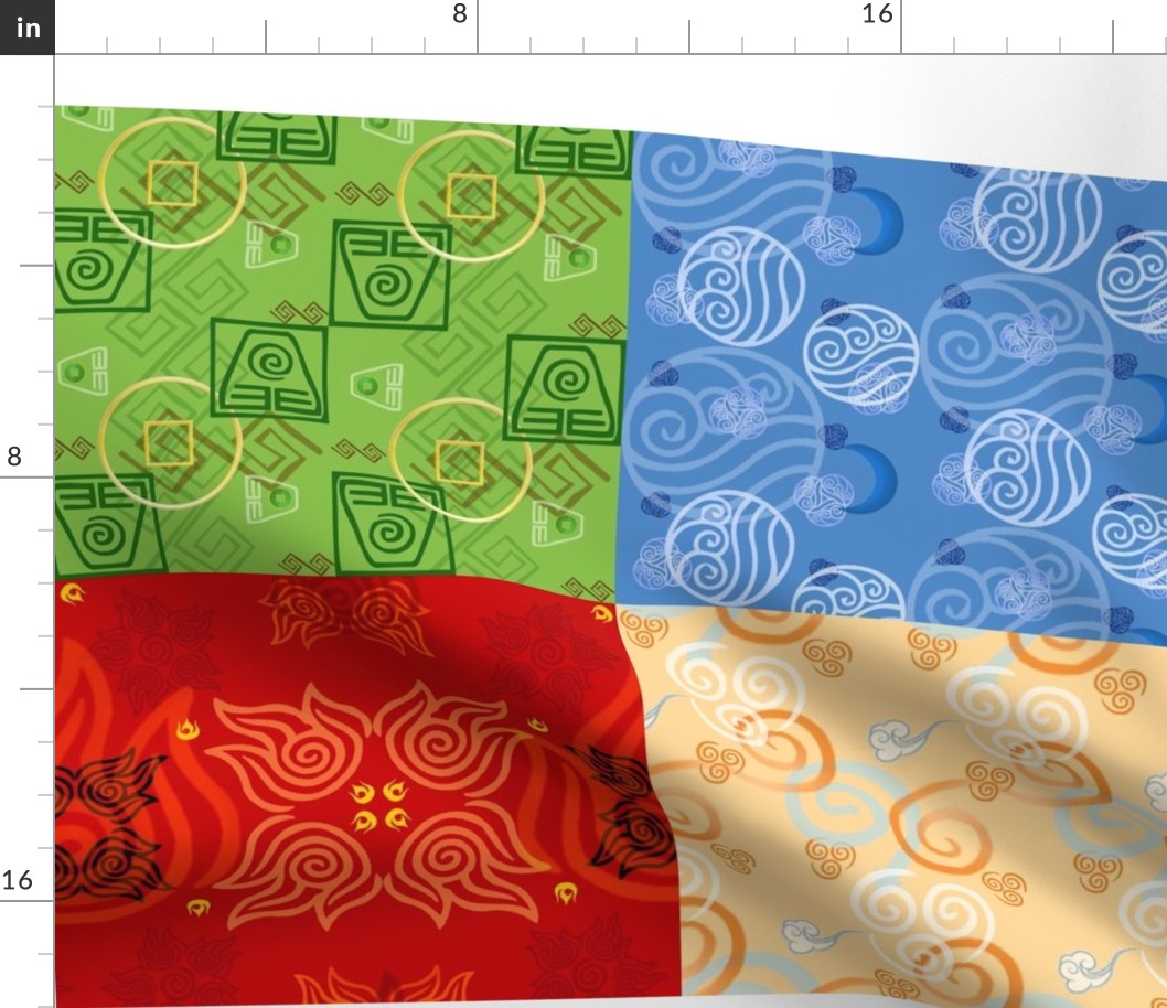 Avatar Fat Quarter Package Small Scale Fabric | Spoonflower