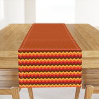 Chevron Thanksgiving Orange Gold Brown