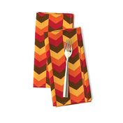 Fall Autumn Thanksgiving Chevron Colors