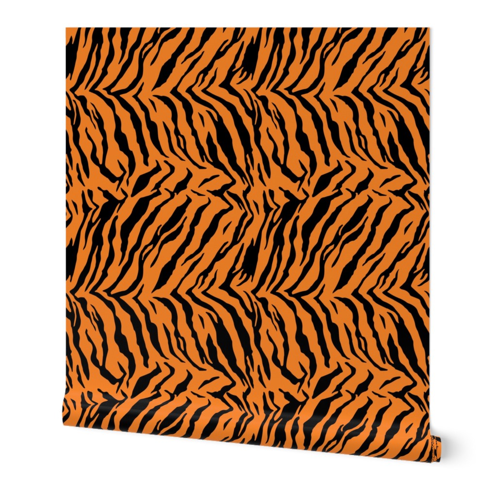 Tiger Halloween Costume Pattern Orange and Black