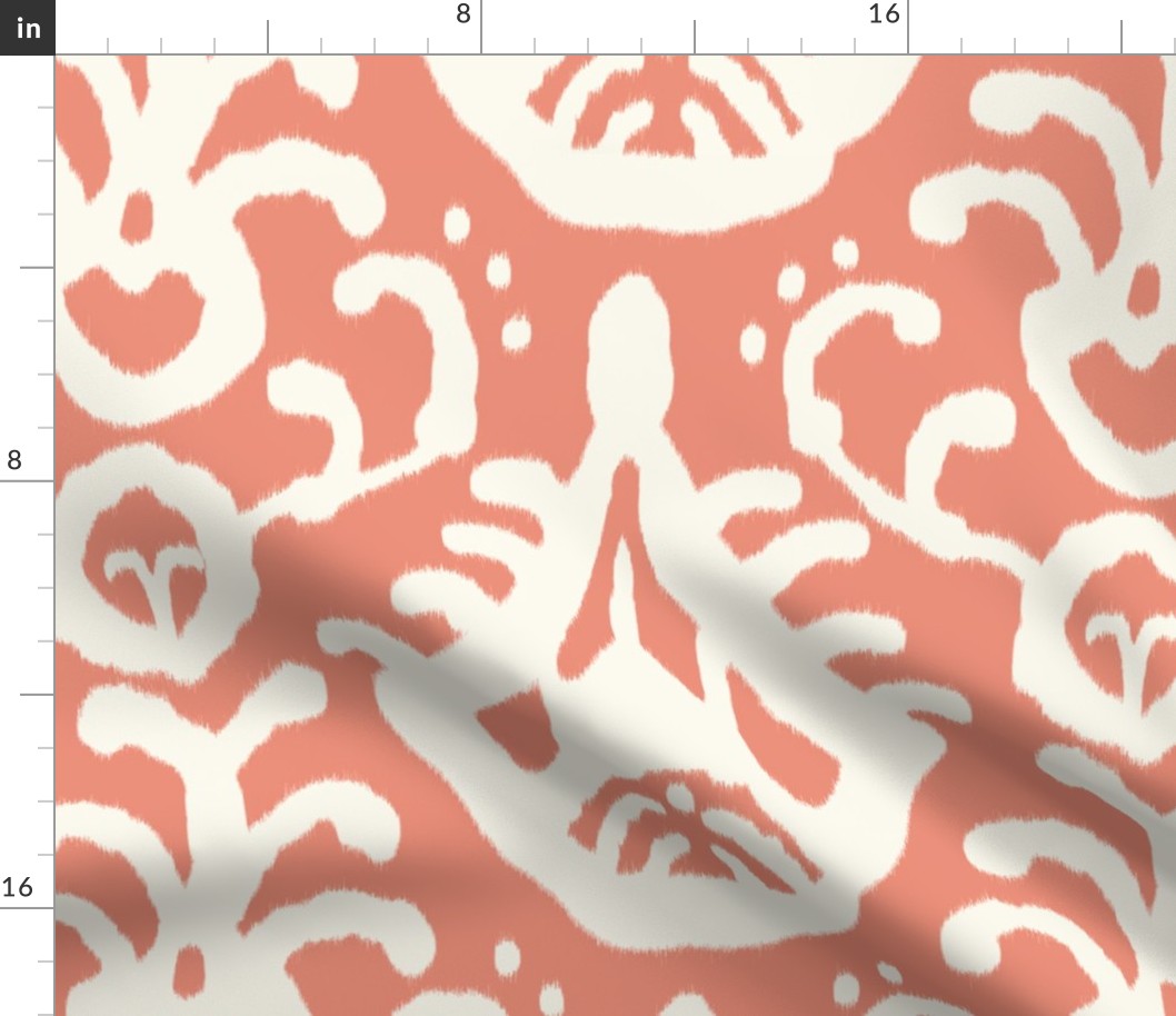 coral ikat