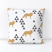 Geometric Fox in Gold