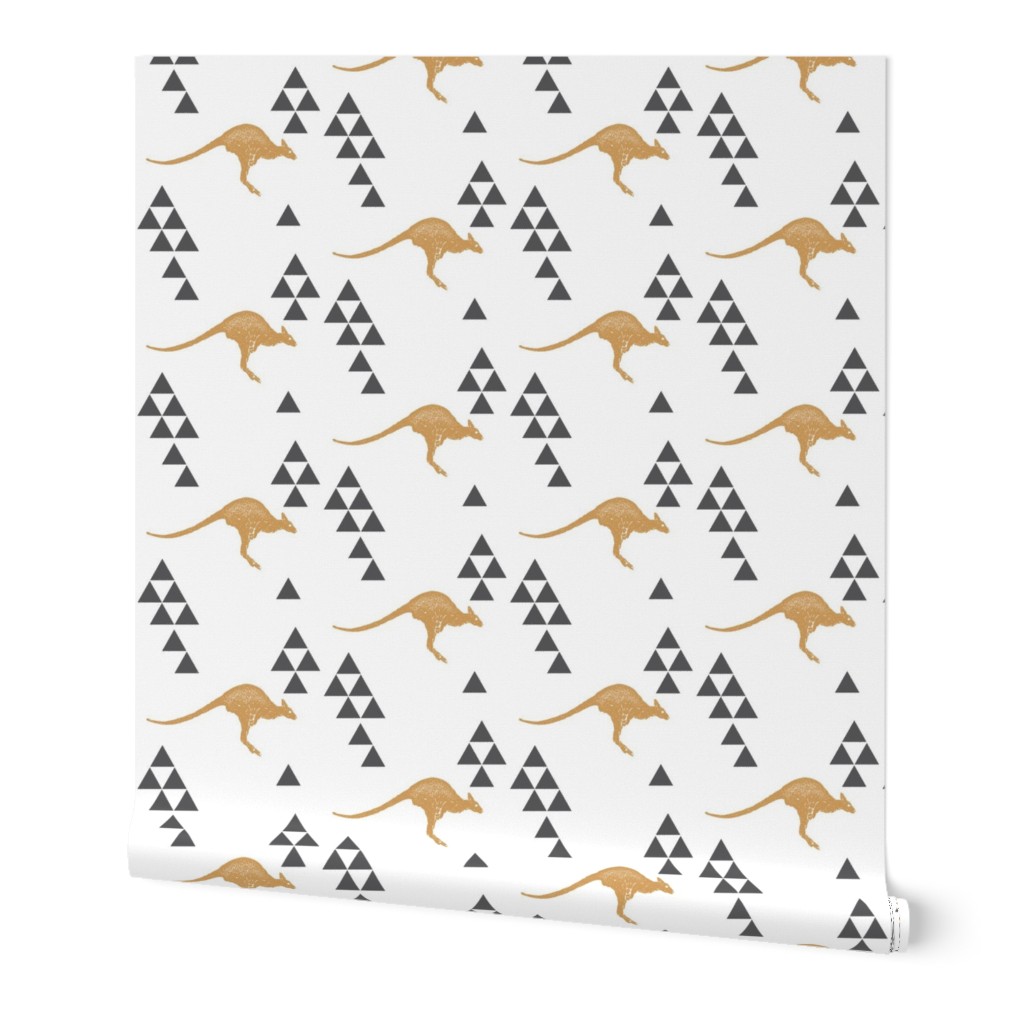 Geometric Kangaroo in Gold