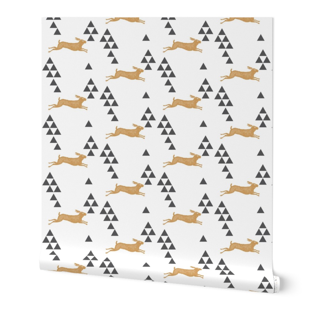 Geometric Hare in Gold