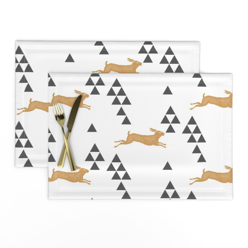 Geometric Hare in Gold