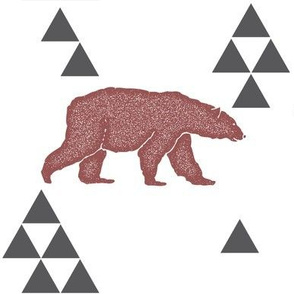 Geometric Bear in Wine