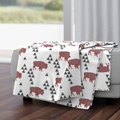 Geometric Buffalo in Wine