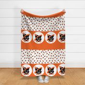 Cat Witch Candy Corn Border