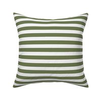 Olive Green Wide Stripe