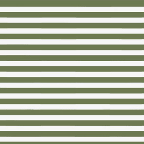 Olive Green Wide Stripe