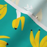 Colorful banana geometric arrows illustration kids print