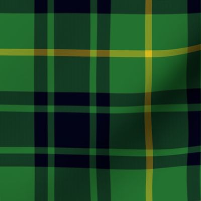 MacArthur tartan , 6" green and black, 1842 Sobieski Stuarts