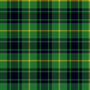 MacArthur tartan , 6" green and black, 1842 Sobieski Stuarts