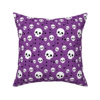 Wee Spooky Skulls - Purple