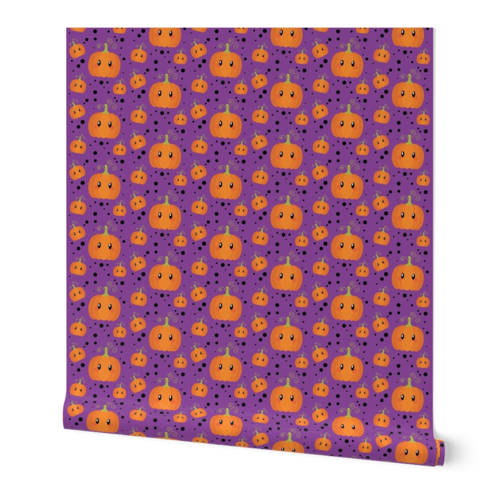 Wee Spooky Pumpkins - Purple