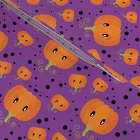 Wee Spooky Pumpkins - Purple