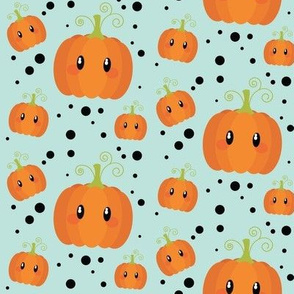 Wee Spooky Pumpkins - Mint