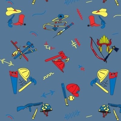 Chucky Overalls Fabric, Wallpaper and Home Decor | Spoonflower