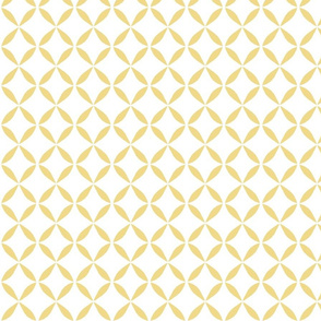 Yellow X Pattern