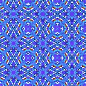 Plaid Matrix  Blue 1