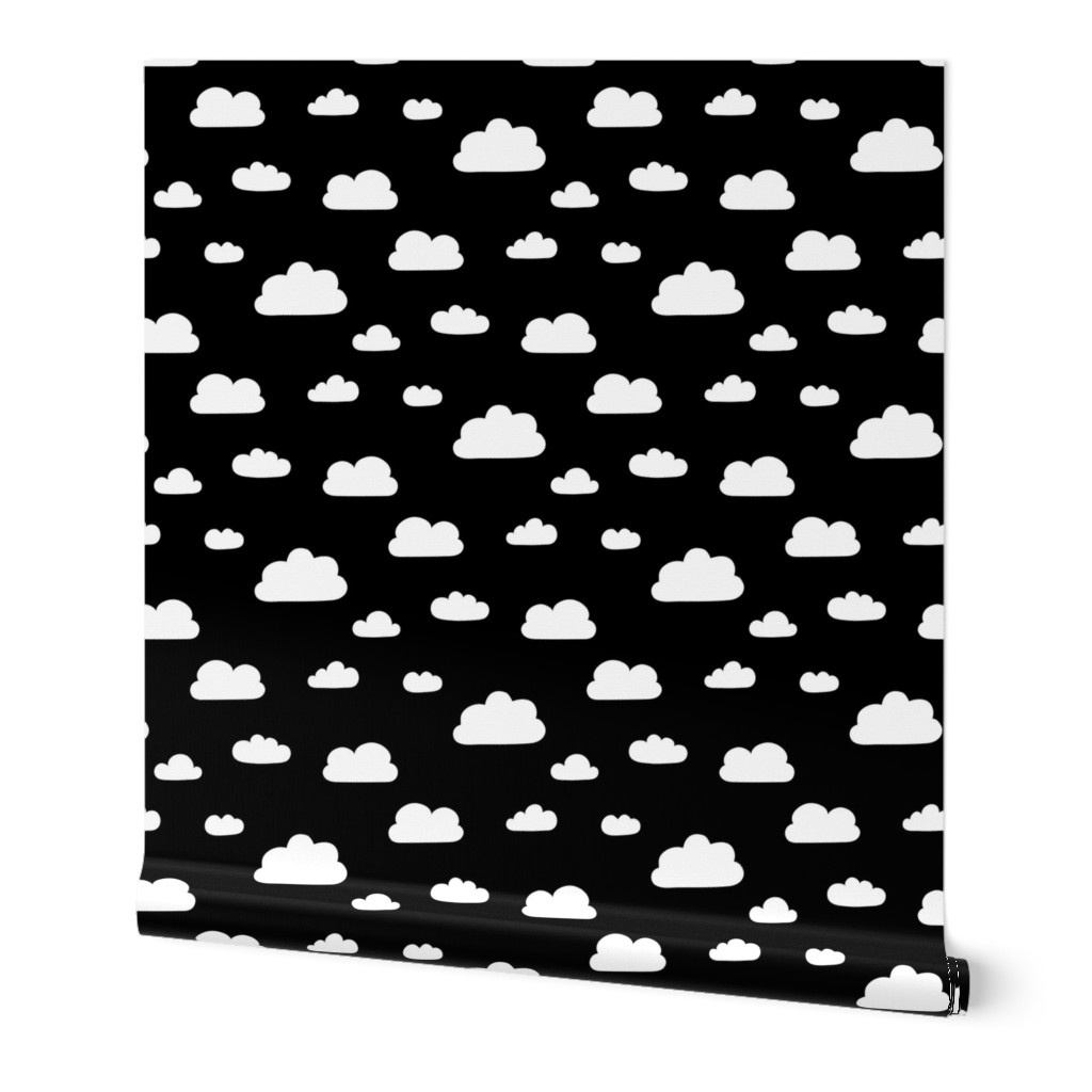 Clouds - Black Background