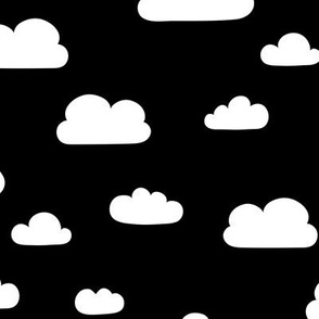 Clouds - Black Background