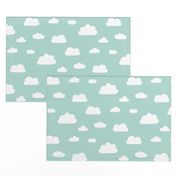 Clouds - Mint background