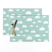 Clouds - Mint background