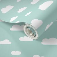 Clouds - Mint background