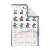 Color Evolution of the Mixmaster, tea towel calendar by Su_G_©SuSchaefer