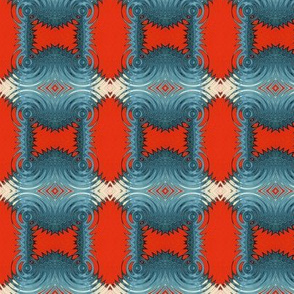 Funky Spiky Stripe Pattern