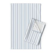 French Ticking ~ White and Versailles Fog 