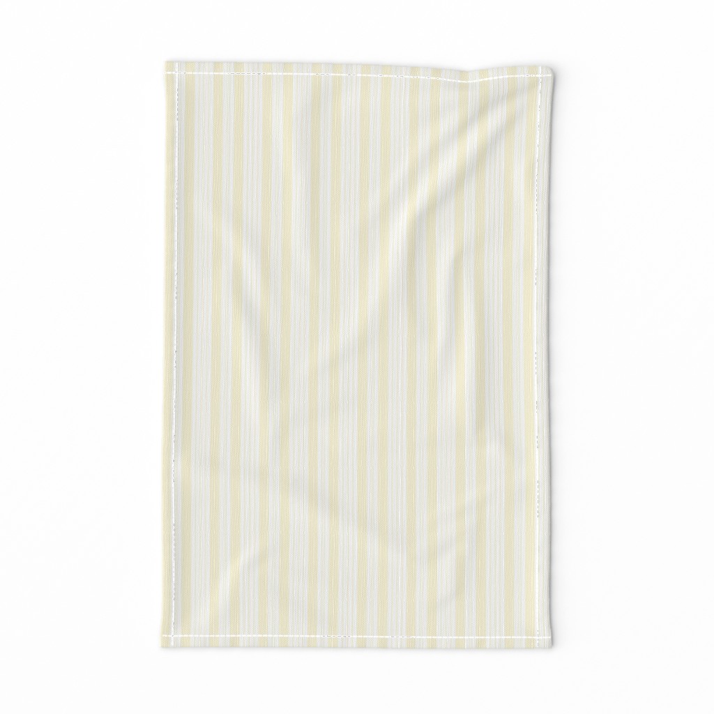 French Ticking ~ White and Hameau 