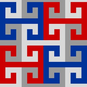 Tesselating T Greek Key Style UK