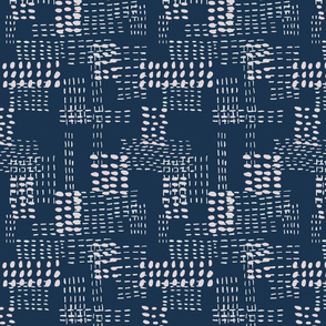 Indigo and Sashiko Dots