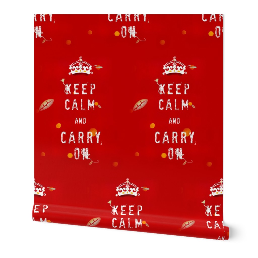 A 4 February 2011 - keep calm and carry on Fabric