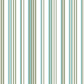 Stripe Stripe (Olive/Turquoise)