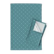 Delicately Speaking Teal 3-Medium