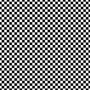 Checkerboard Large Black And White