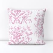 Faded Rococo in sorbet pink