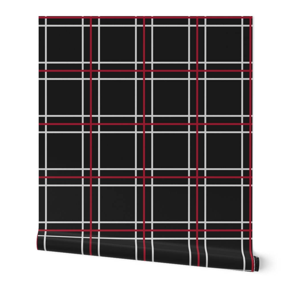 [Petite Size] Persona 5 Shujin High School Uniform Plaid (Black/Red/White)