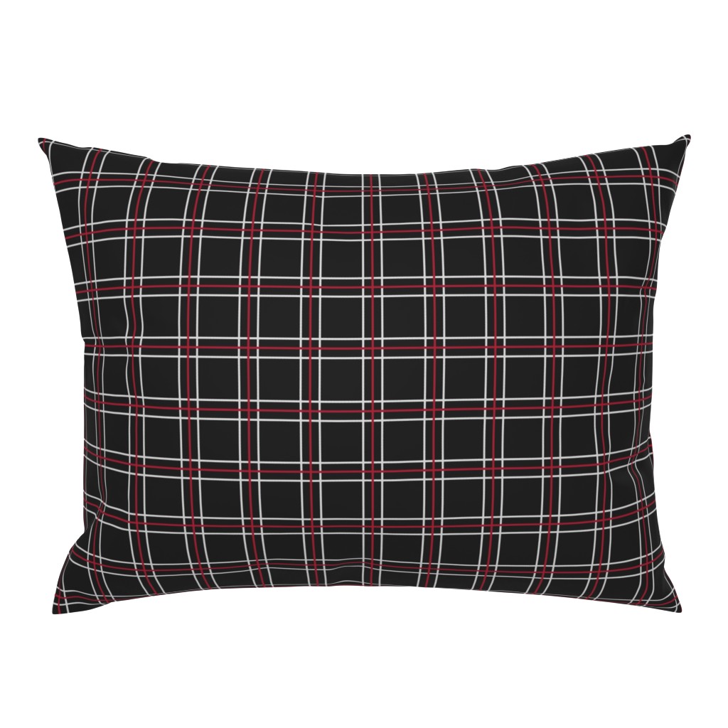 [Petite Size] Persona 5 Shujin High School Uniform Plaid (Black/Red/White)