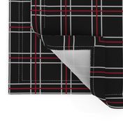 [Petite Size] Persona 5 Shujin High School Uniform Plaid (Black/Red/White)