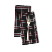 [Petite Size] Persona 5 Shujin High School Uniform Plaid (Black/Red/White)