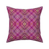 FRUIT SALADE HARMONY diagonal PLAID TARTAN 3