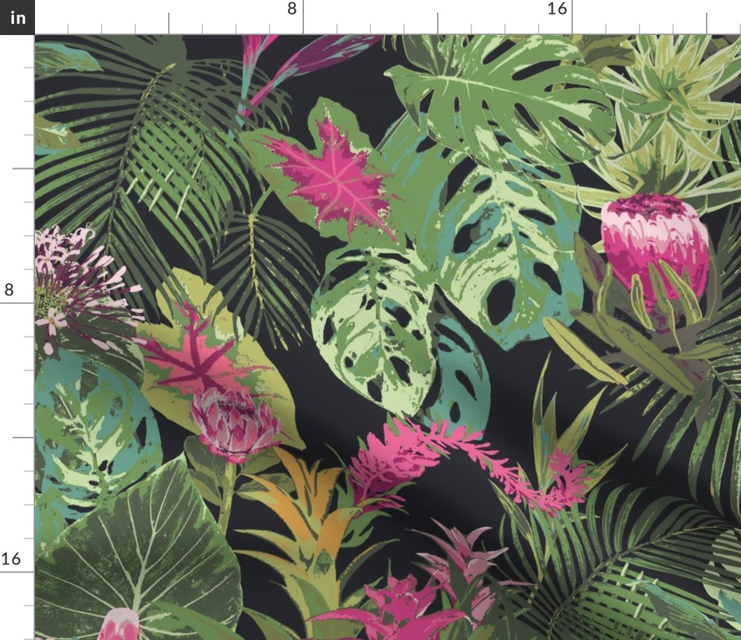 Tropical jungle pattern