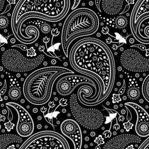 Paisley butterflies_black_ver3