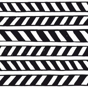 Black and white stripes